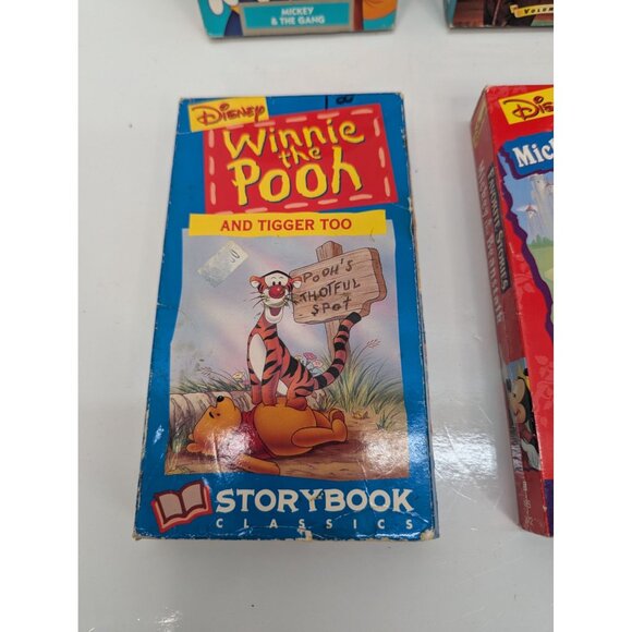 Disney VHS Tapes Cartoon Classics, Sing Along Songs, Winnie the Pooh, Mickey - Picture 4 of 6